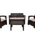 Комплект мебели Gardeck B:Rattan Comfort 4, венге