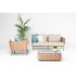 Комплект плетеной лаунж мебели RosaDesign Manhattan 081/LG3-MANH
