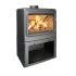 Печь камин FireBird Leopard, 9 кВт, с дровником