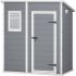 Сарай Gardeck Keter "Манор Пент 6x4" (размеры 175 x 103 см), серый