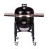 Керамический гриль Monolith Lechef Pro Series 2.0 Black с боковыми столиками и подставкой