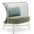 Кресло плетеное с подушками Robertirattan Charme ROB/4381/81CUх1