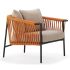 Кресло плетеное с подушками Robertirattan Corolle