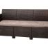 Диван трехместный Gardeck Arizona b:rattan, венге (3-х местная подушка)