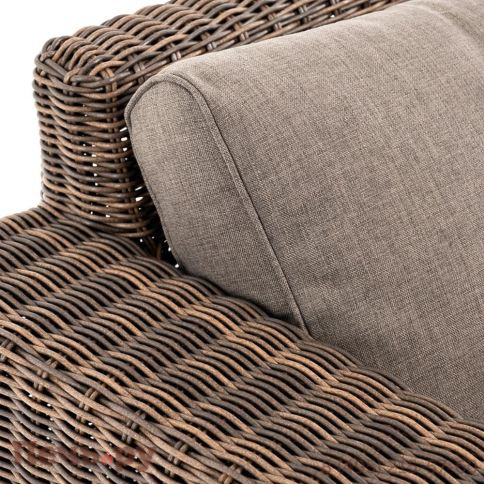 4SiS Боно диван из искусственного ротанга трехместный, цвет коричневый фото 8