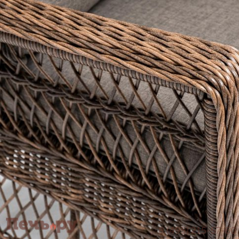 4SiS Гранд Латте кресло из искусственного ротанга, цвет коричневый фото 4