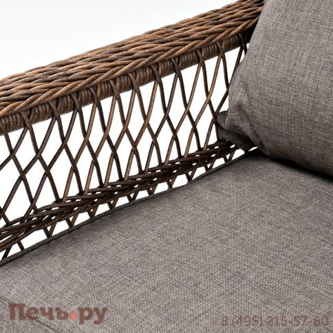 4SiS Гранд Латте кресло из искусственного ротанга, цвет коричневый фото 7