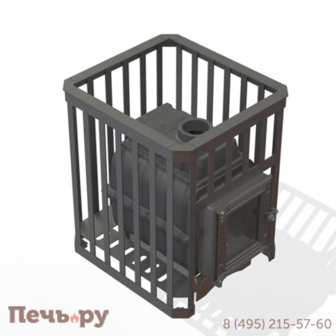 Банная печь Fireway Паровар 24 ковка (201) без выноса фото 3