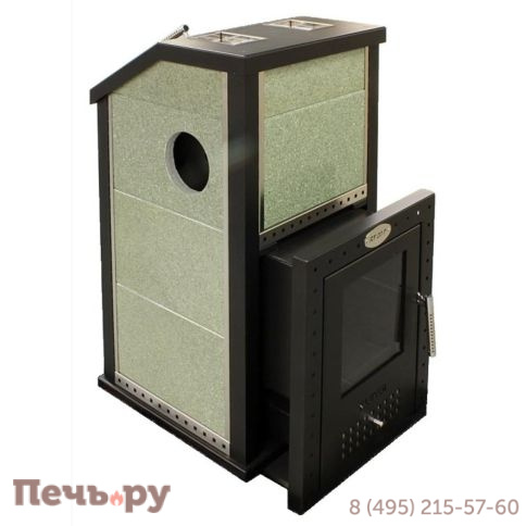 Банная печь Klover RT 20-P в облицовке серпентинит фото 4