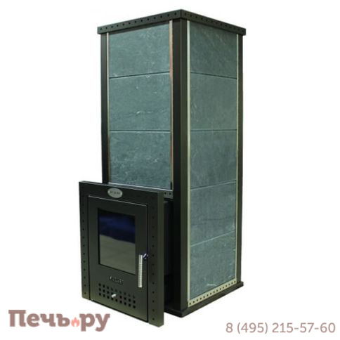 Банная печь Klover RT 35-RV в облицовке талькомагнезит фото