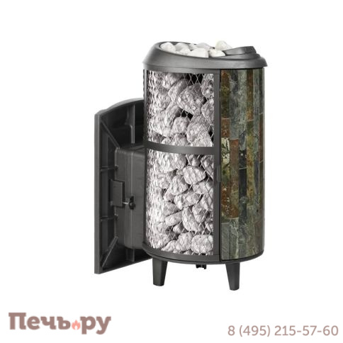 Банная печь Прометалл Атмосфера L+ КТТ с комбинированной облицовкой фото 3