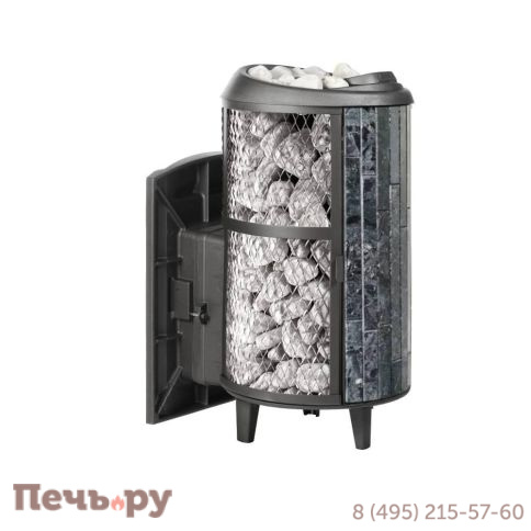 Банная печь Прометалл Атмосфера L+ КТТ с комбинированной облицовкой фото 5