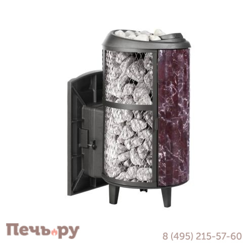 Банная печь Прометалл Атмосфера L+ КТТ с комбинированной облицовкой фото 6
