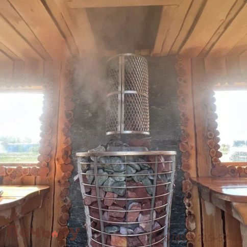 Банная печь Прометалл Атмосфера V КТТ Сетка нержавейка фото 3