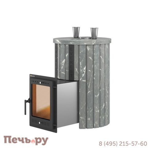 Банная печь Эверест Steam Master 30 INOX Ламель Талькохлорит, S-20 фото