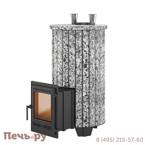 Банная печь Эверест Steam Master 44 Чугун Ламель Пироксенит Элит S-20 фото