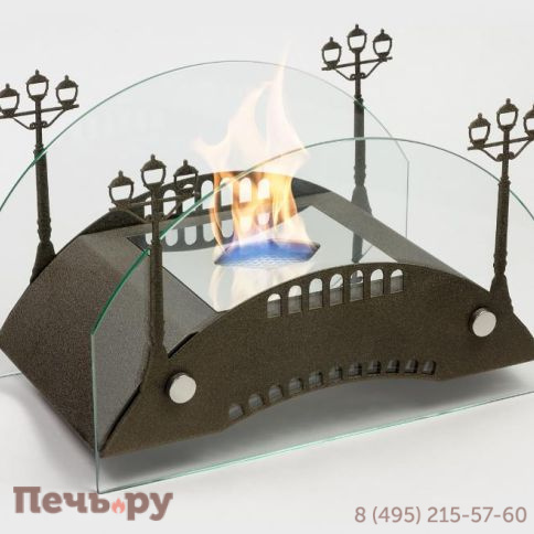 Биокамин настольный Lux Fire Пушкинский мост М фото 2