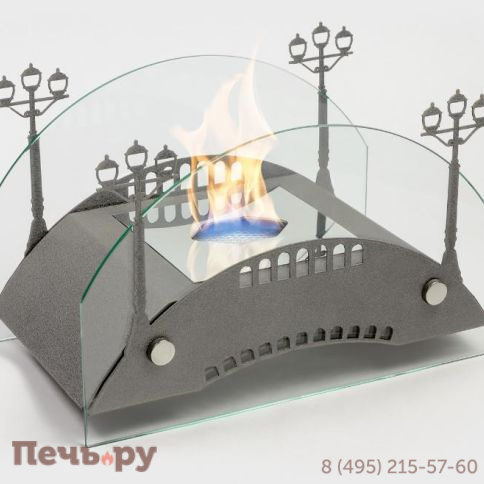 Биокамин настольный Lux Fire Пушкинский мост М фото 3