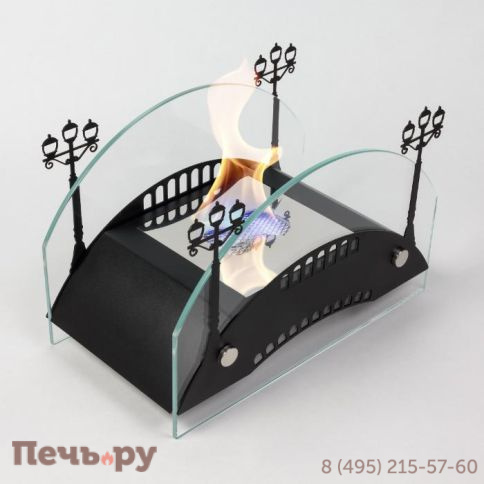 Биокамин настольный Lux Fire Пушкинский мост М фото