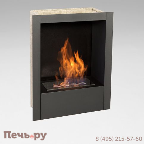 Биокамин Silver Smith Shell (ниша+топливный блок) фото 5