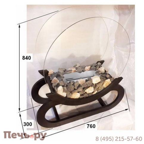 Биокамин ZeFire Iris Ellipse фото 3