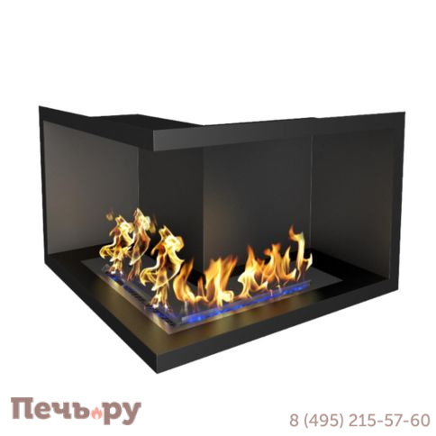 Биокамин ZeFire Standart для угловой стены 700 фото