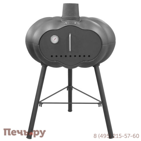 Чугунная печь для пиццы Везувий с чугунной вставкой фото 2