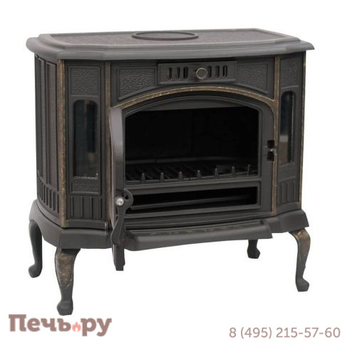 Чугунная печь - камин НМК Сибирь-10 фото 3