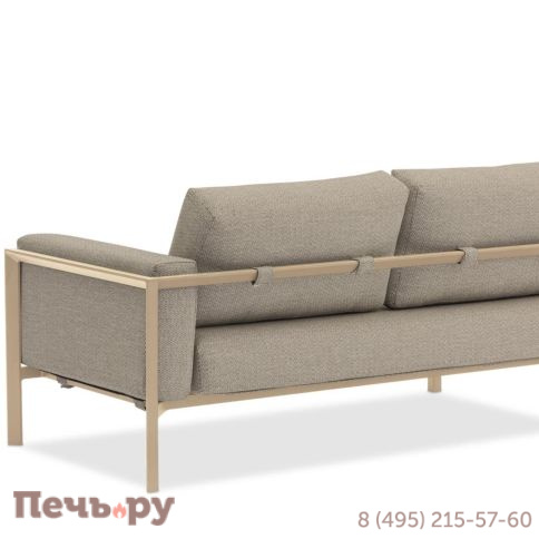 Диван Brafritid Stockholm 1 бежевый/коричневый, алюминий фото 3