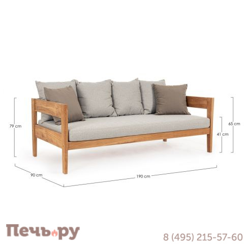 Диван деревянный с подушками Garden Relax Kobo фото 10