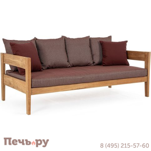 Диван деревянный с подушками Garden Relax Kobo фото