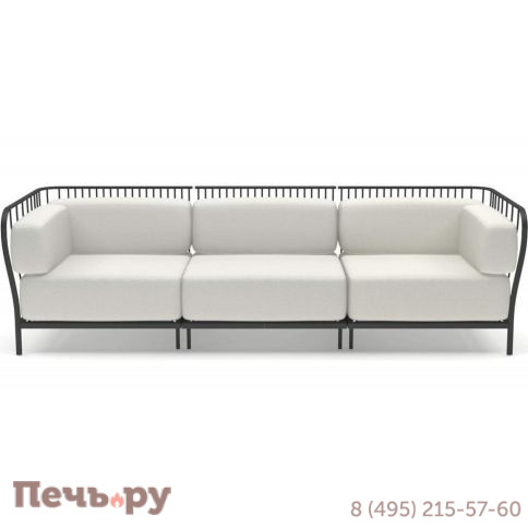 Диван трехместный металлический с подушками EMU Cannole фото 2