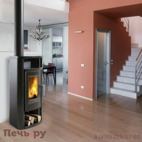 Дровяная печь Chazelles Megeve BLACK GRANITE фото