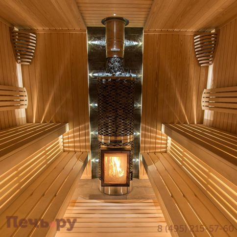 Дровяная печь для сауны IKI Kivi (дверца открывается направо) фото 3