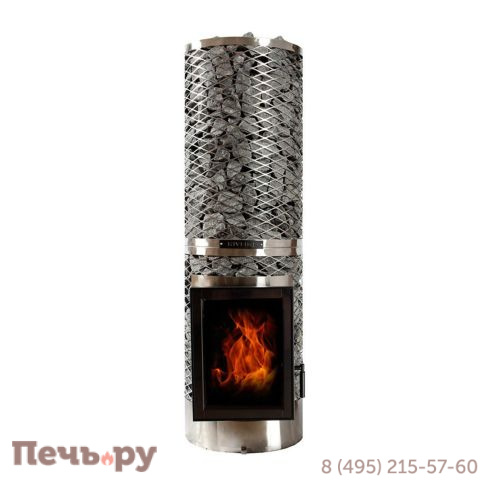 Дровяная печь для сауны IKI Kivi (дверца открывается направо) фото