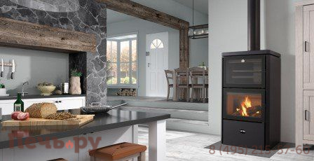 Дровяная печь Rocal Hebar Stove-Oven-Barbecue c духовкой фото 2