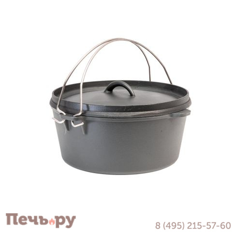Духовка Green Kamado голландская чугунная фото 3