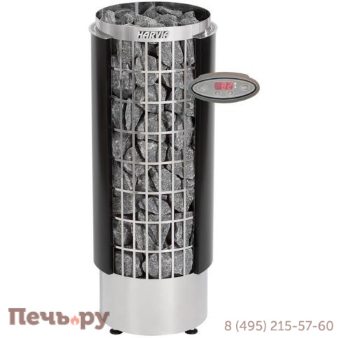 Электрическая печь Harvia Cilindro PC110HEE черная полуоткрытый кожух фото