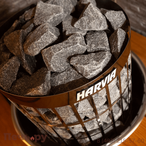 Электрическая печь Harvia Cilindro PC90E Black Steel (без пульта) фото 5