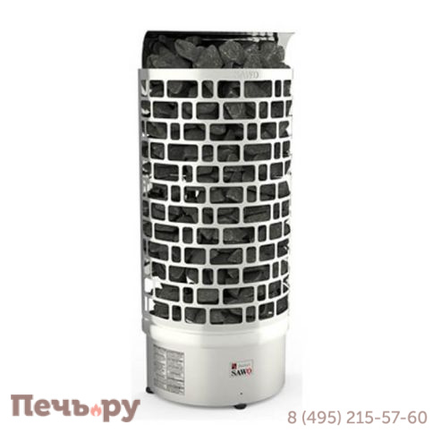 Электрическая печь SAWO Tower Aries пристенная ARI3-60Ni2-WL-P  (встроенный блок мощности Saunova 2.0. Панель управления не включена) фото