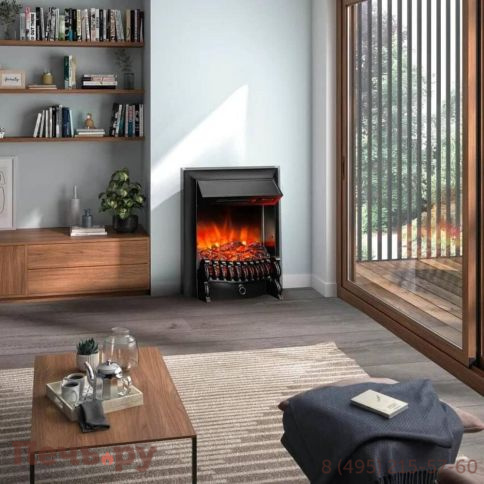 Электроочаг RealFlame Fobos Lux Black (AF65) RC фото