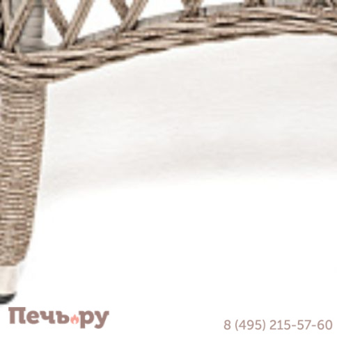 Эспрессо 4SiS плетеный круглый стол, цвет бежевый фото 5