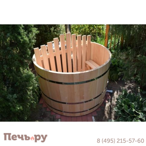 Фурако BentWood из кедра, с внутренней печкой, d=1.5 м, толщина 34 мм., стандартное исполнение фото 15