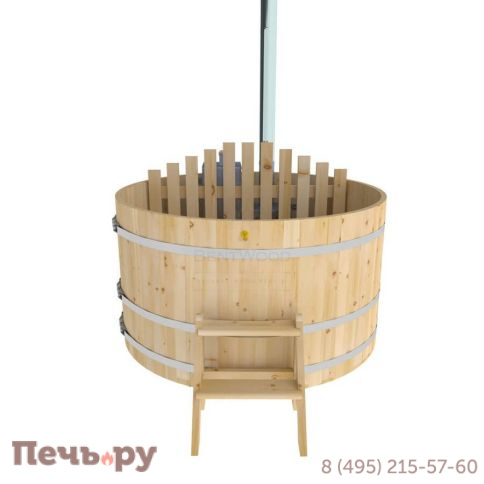 Фурако BentWood из кедра, с внутренней печкой, d=1.8 м, толщина 34 мм., стандартное исполнение фото 13