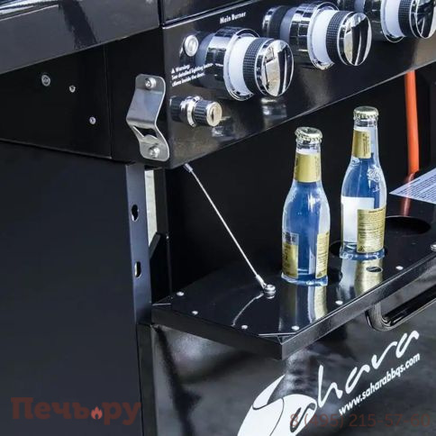 Газовый гриль Sahara A450 Performer 4B BBQ Black фото 11