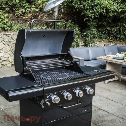 Газовый гриль Sahara A450 Performer 4B BBQ Black фото 3
