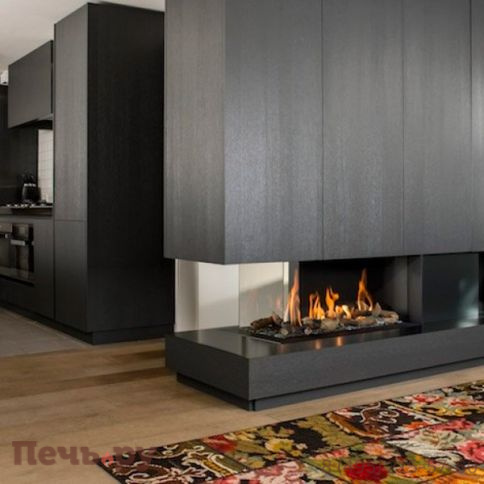 Газовый камин BellFires Room Divider Large Left/Right 3 фото