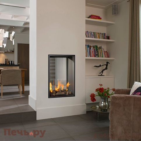 Газовый камин BellFires Vertical Bell S Tunnel 3 фото
