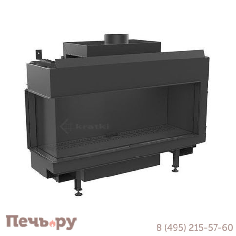 Газовый камин Kratki LEO/L/100/G31/37MBAR (баллонный газ) фото