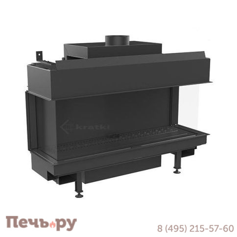 Газовый камин Kratki LEO/LP/100/G20 (магистральный газ) фото